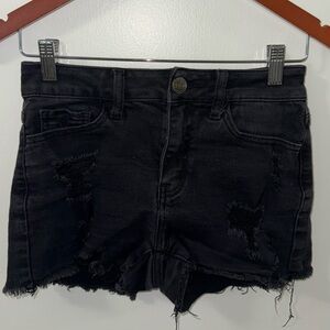 SO Black High-Rise Denim Shorts – Size 3/26W